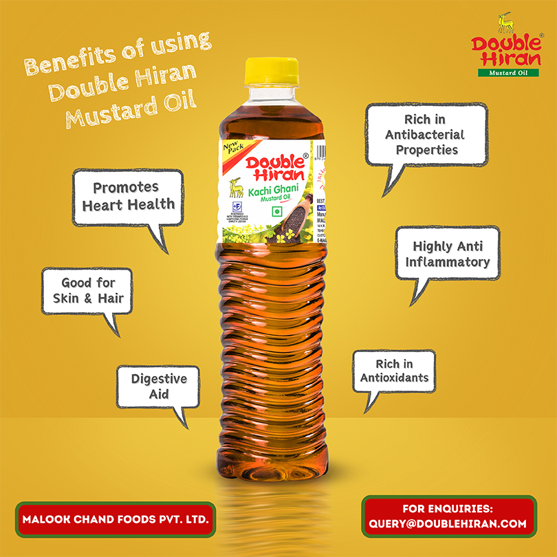 Embrace Winter Wellness with Double Hiran Mustard Oil