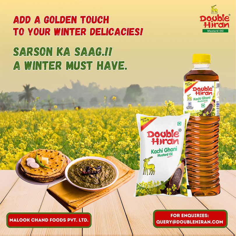 Crafting Authentic Sarson da Saag with the Richness of Double Hiran Mustard Oil